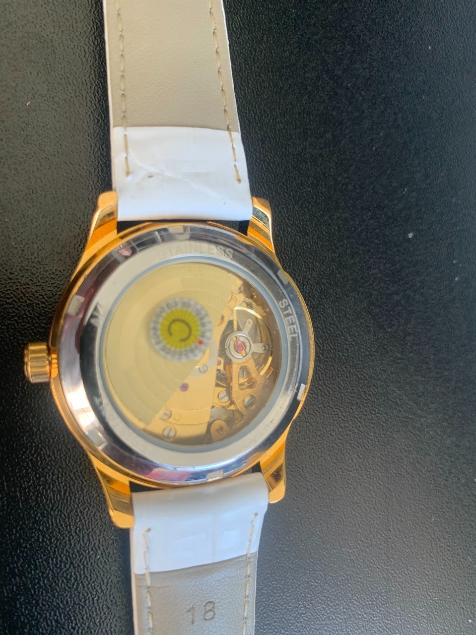 Ouyawei Gold/Silver Automatic Men’s Watch – Colourful Stone Dial – Used