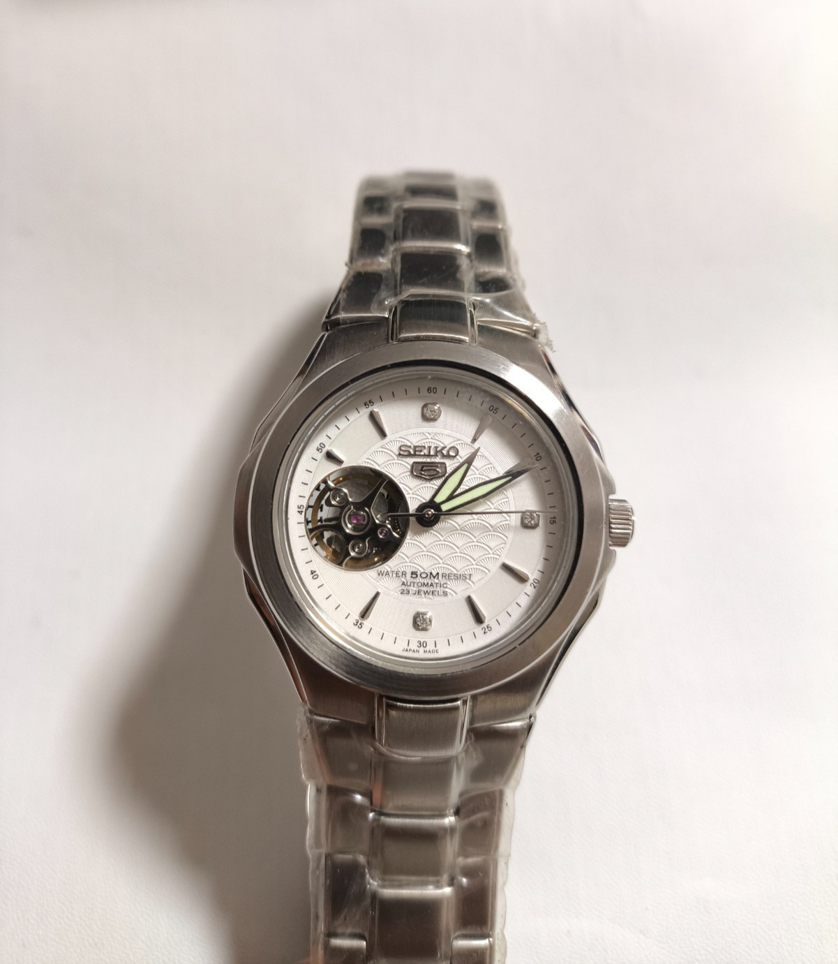 SEIKO 5 AUTOMATIC 21 Jewels 7S36-01RO A4 WP Stainless Steel WR 5 BAR