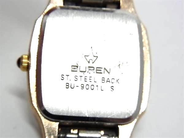 [A1R] Buren BU-9001L Gold Plated Stainless Steel Quartz Ladies Watch [x7p]