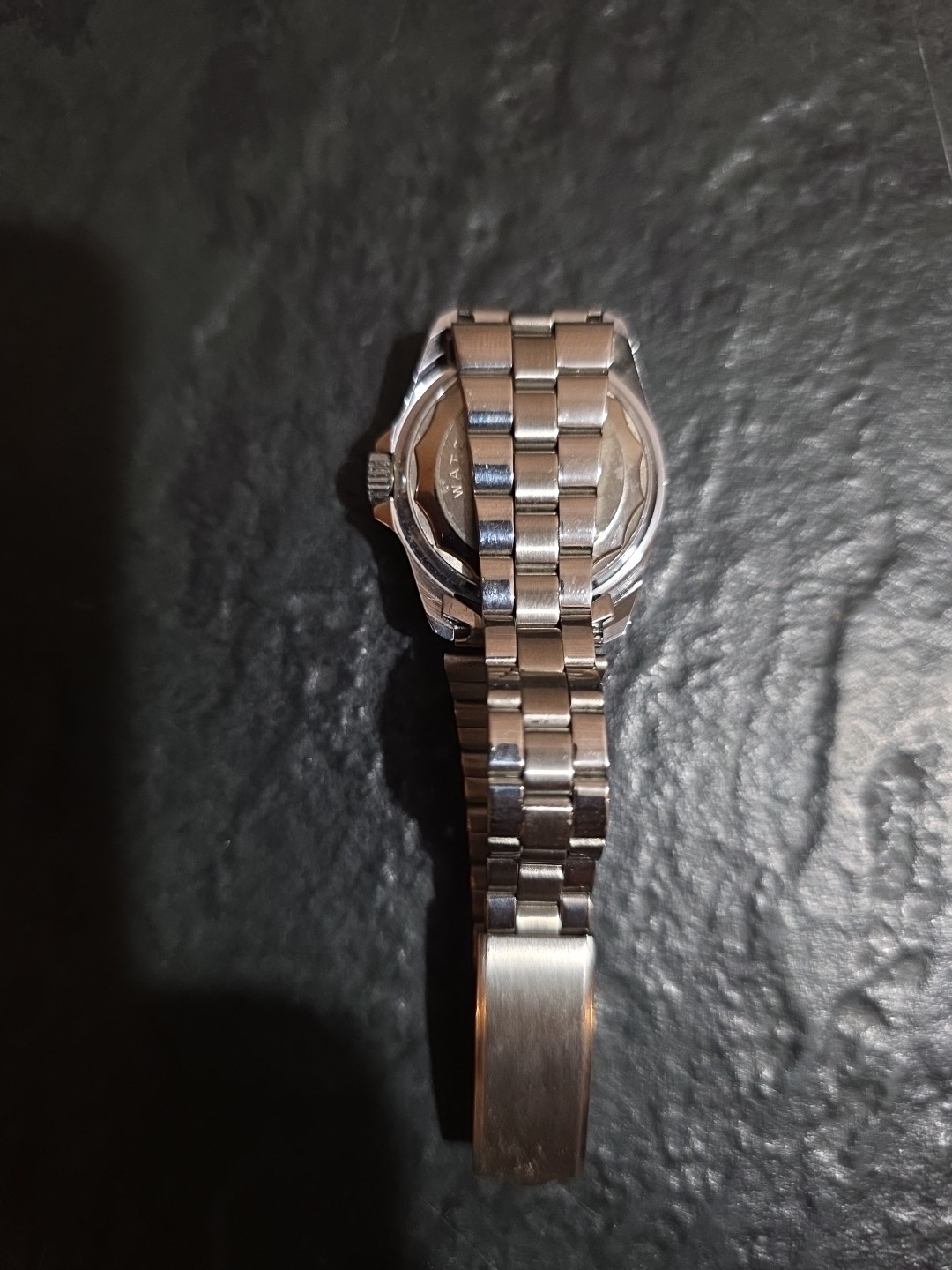 Anchor Quartz 100ft Waterproof Water Resistant Vintage Silver Watch Untested