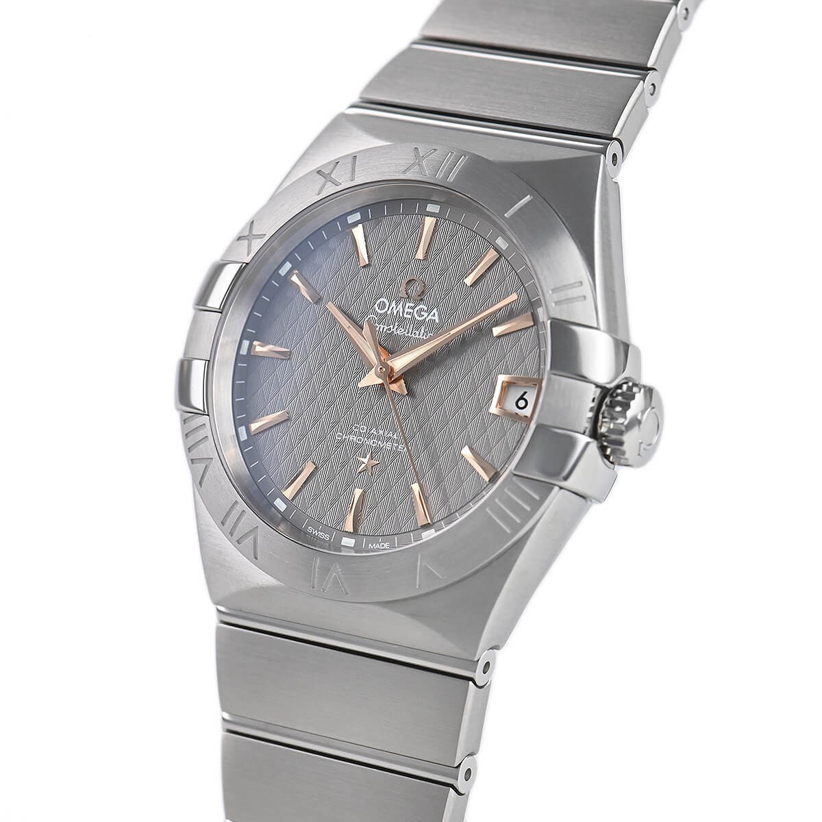 Omega Constellation Co-Axial 38mm Grey 123.10.38.21.06.002 Box Papers 38mm