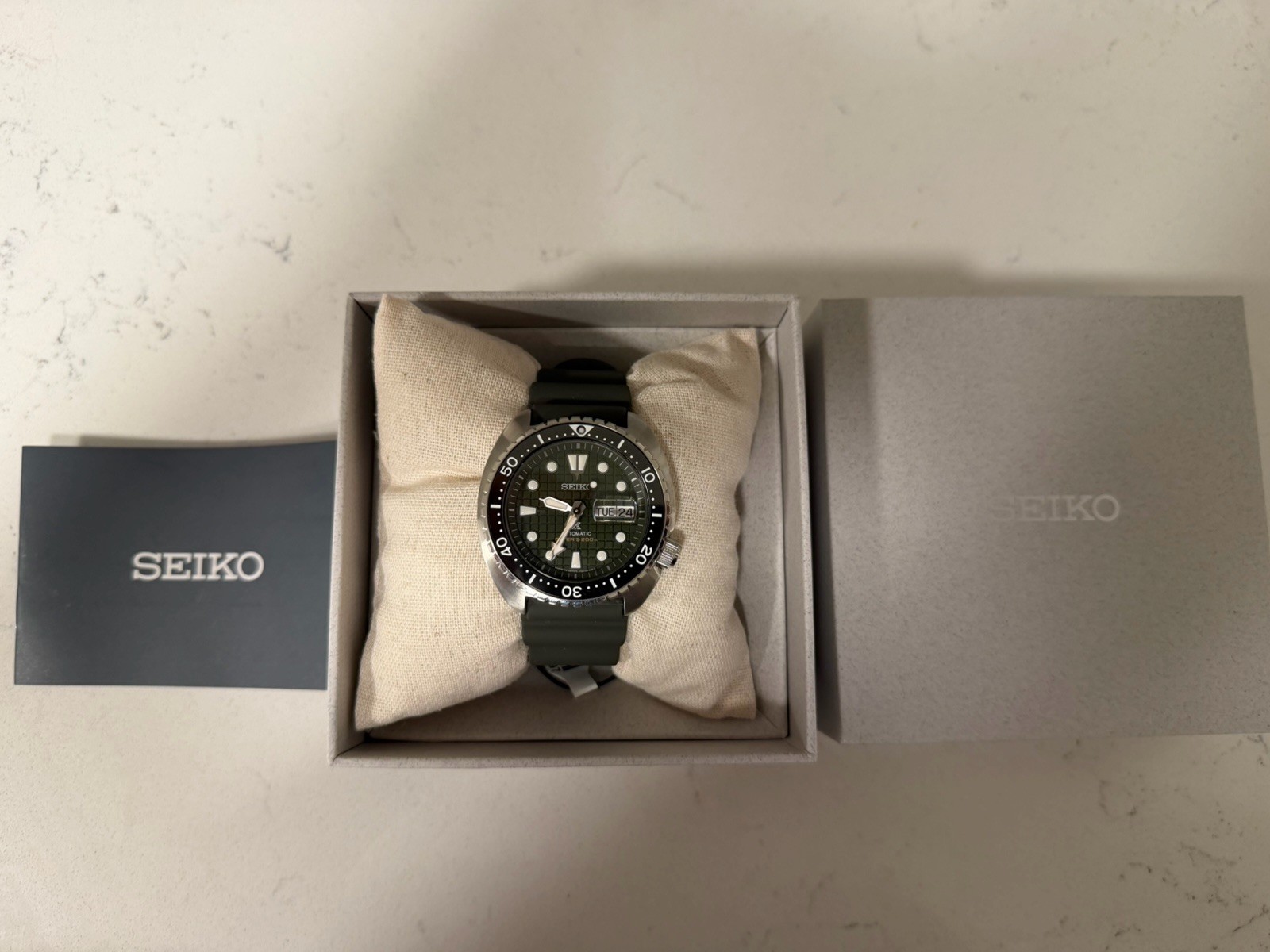 Seiko Prospex King Turtle Green Men’s Watch – SRPE05 – W/ Box & Papers
