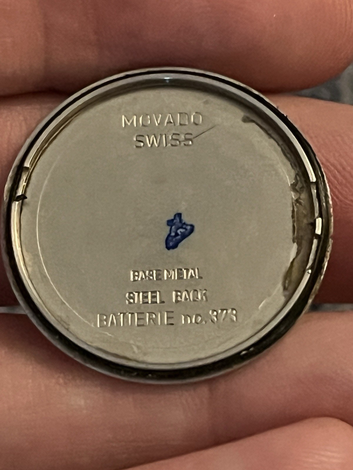 Vintage Movado pointer date 7 jewel high-end quartz movement