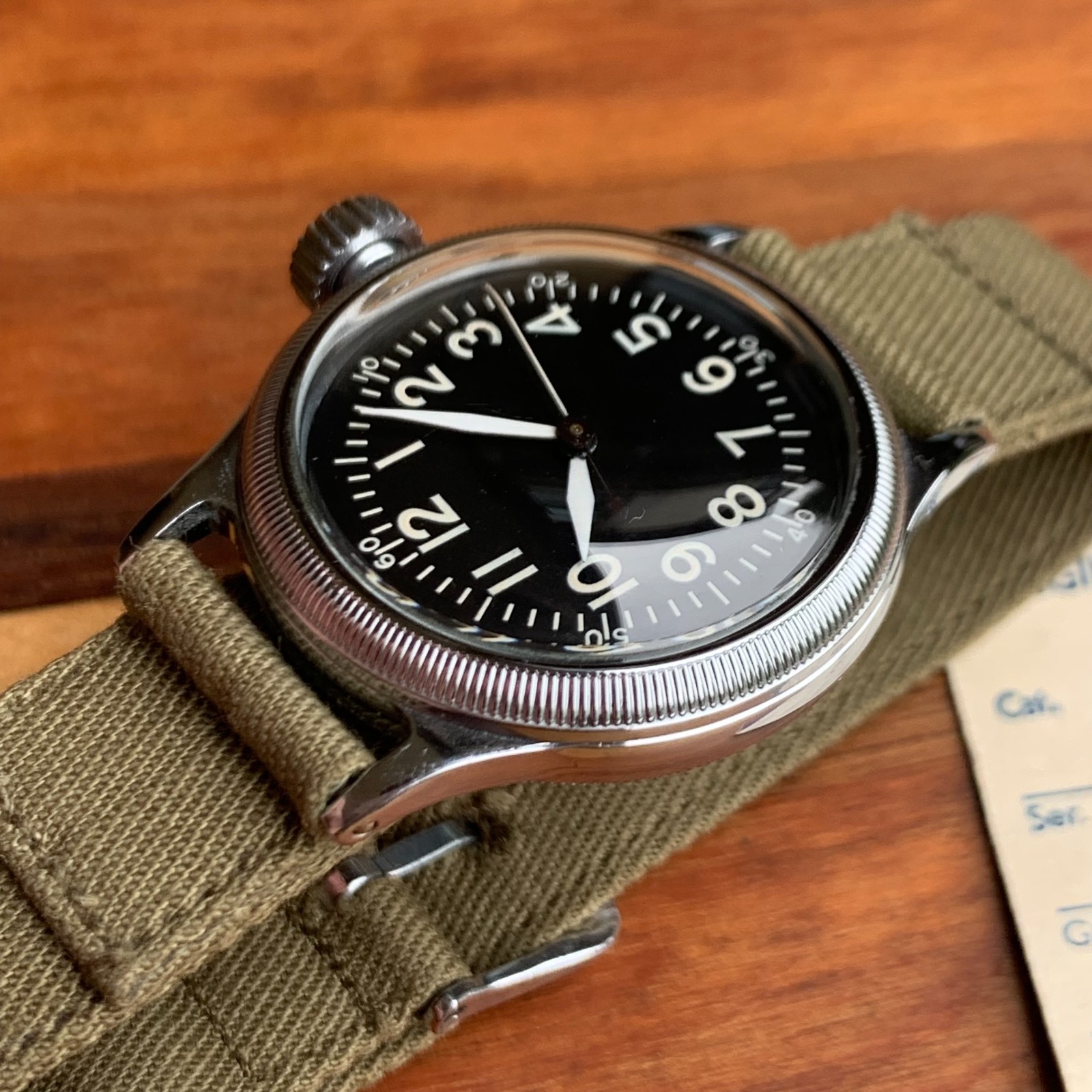 1945 Elgin A-11 Hack Grade 539 16 Jewels US Military Watch -Mint & Serviced #5