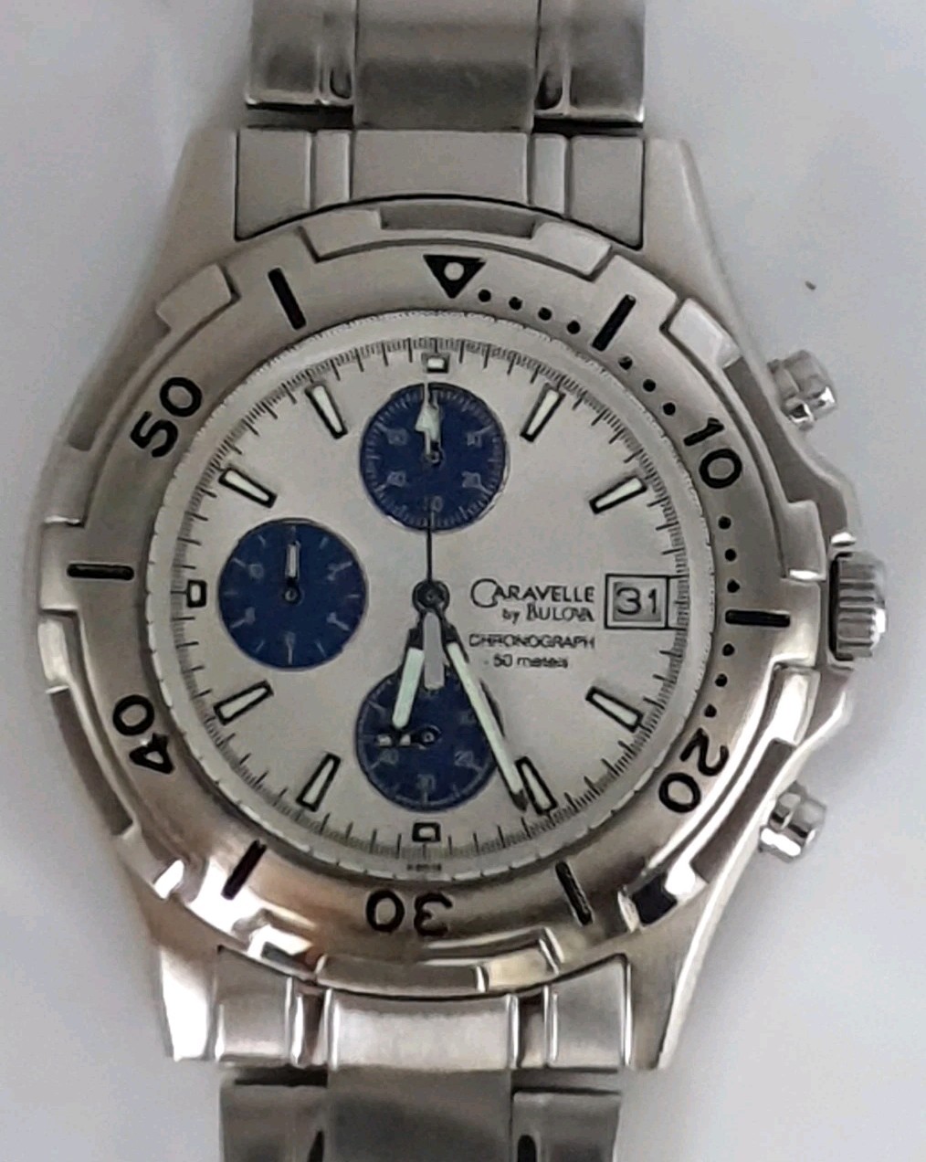 Bulova Caravelle Chronograph Watch Miyota 0S10 Quartz Movement Caliber Refreshed