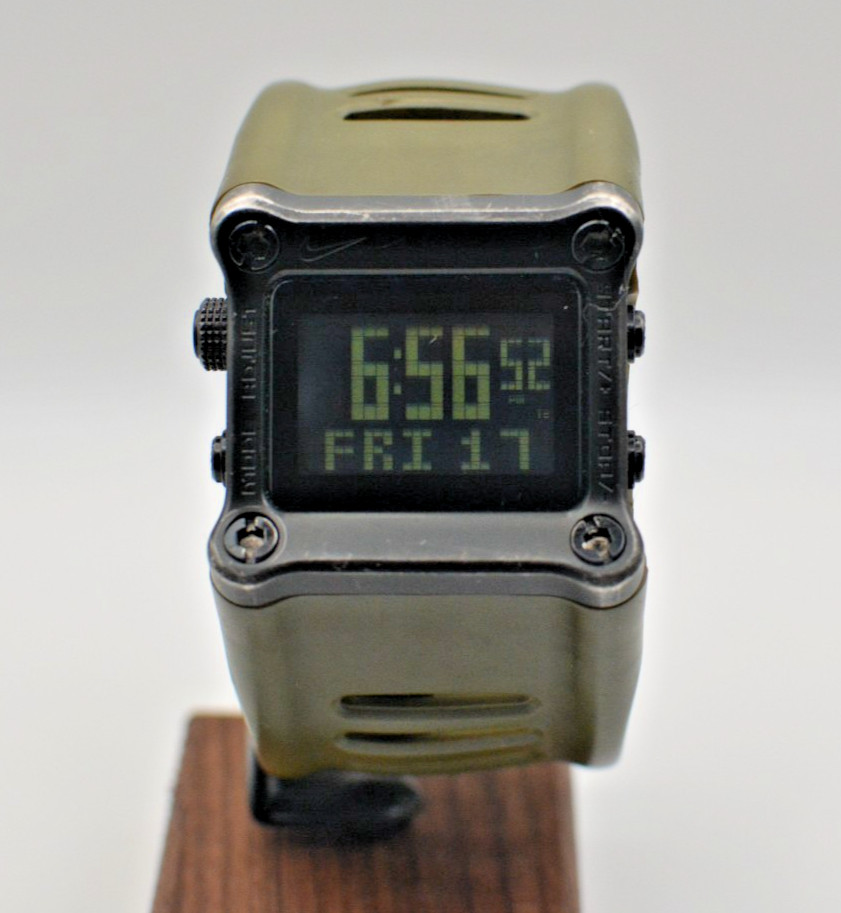 Nike Mettle Hammer Watch – Military Green – WC0021 Brand New Battery
