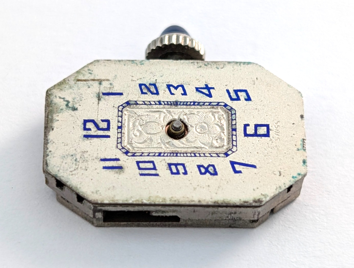 Antique ABRA 17 Jewels Art Deco Ladies 13mm Swiss Watch Movement PARTS or REPAIR