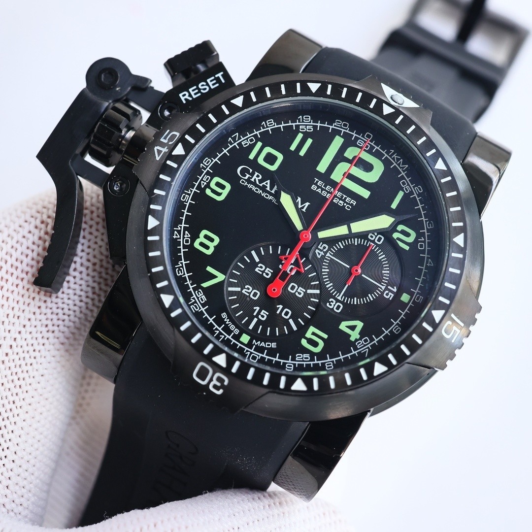 Graham men’s multifunctional quartz watch size: 44mm thick 8mm
