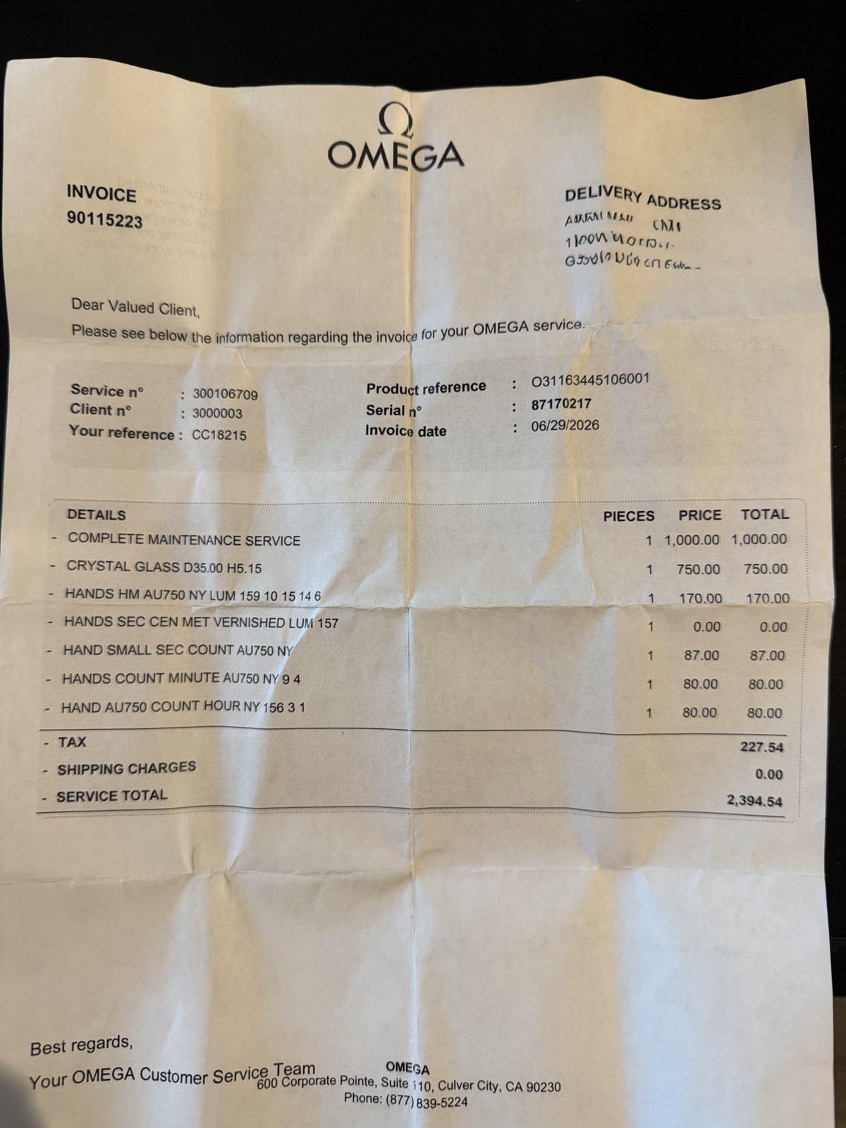 2020 OMEGA Speedmaster Dark Side of the Moon Black Sedna Gold Box & Papers 44mm