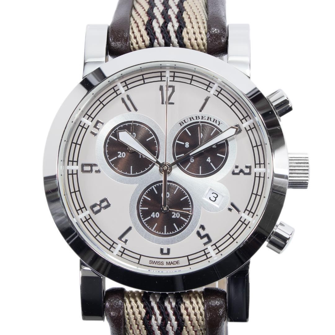 Burberry Endurance Men’s Chronograph Beige Watch Japan Quartz 072497