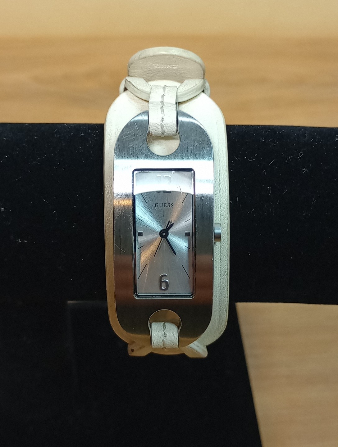 Guess Watch Womens With Original Leather Band G66374L Japan Movement