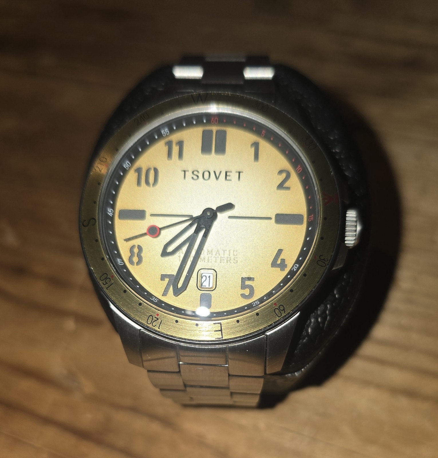 TSOVET FORESTER TS-4002 AUTOMATIC MOVEMENT WATER RESISTANT 100M MEN’S WATCH