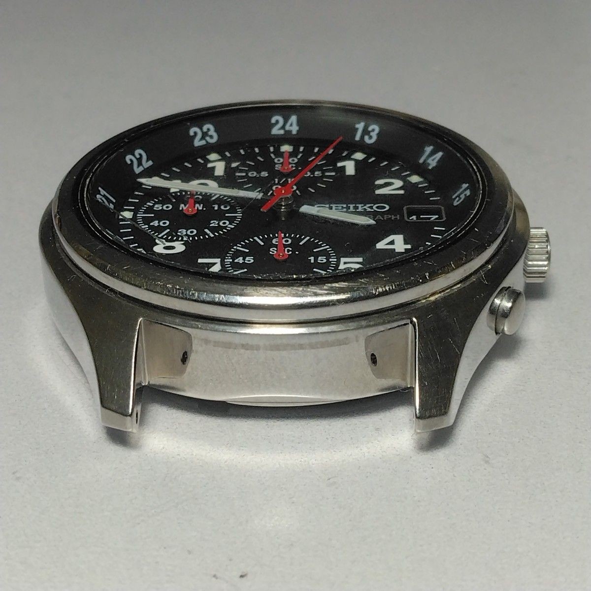 Rare Overseas Import Model SEIKO Sports Chronograph V657 7110 SNDB31P1 1 10 Seco