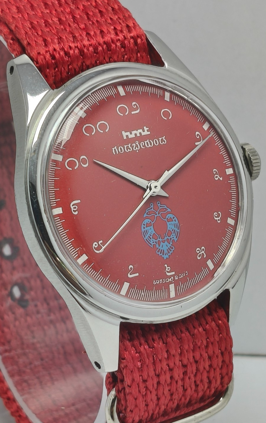 HMT GENDABERUNDA 17J Hand Winding Wrist Watch For Men’s In Working Condition