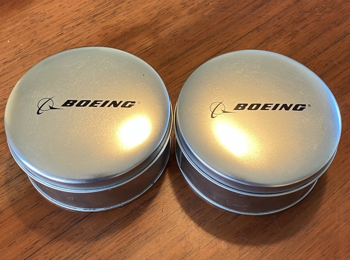 NOS Boeing Quartz Watches-Delta IV First Launch-🚀 Sweda His/Hers 2002 Untested