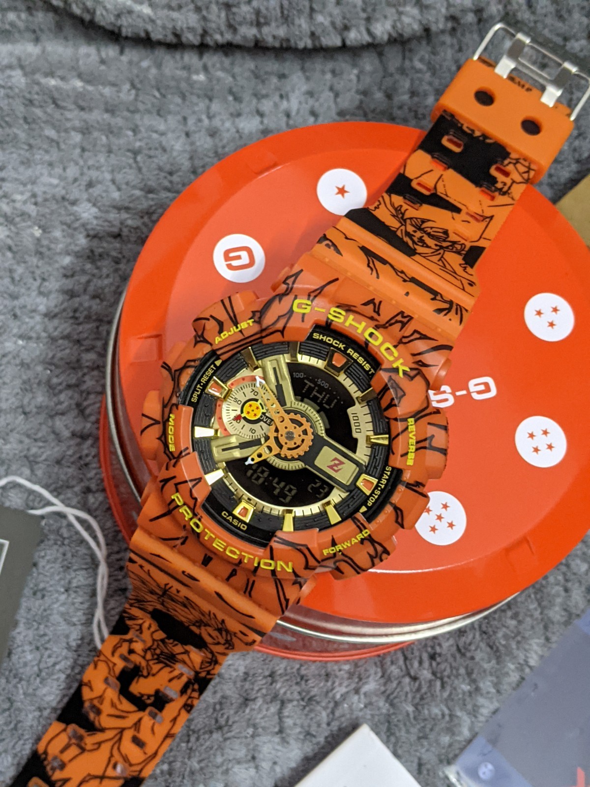 Casio G-Shock x Dragon Ball Z GA-110JDB-1A4 Son Goku Limited Edition Brand New