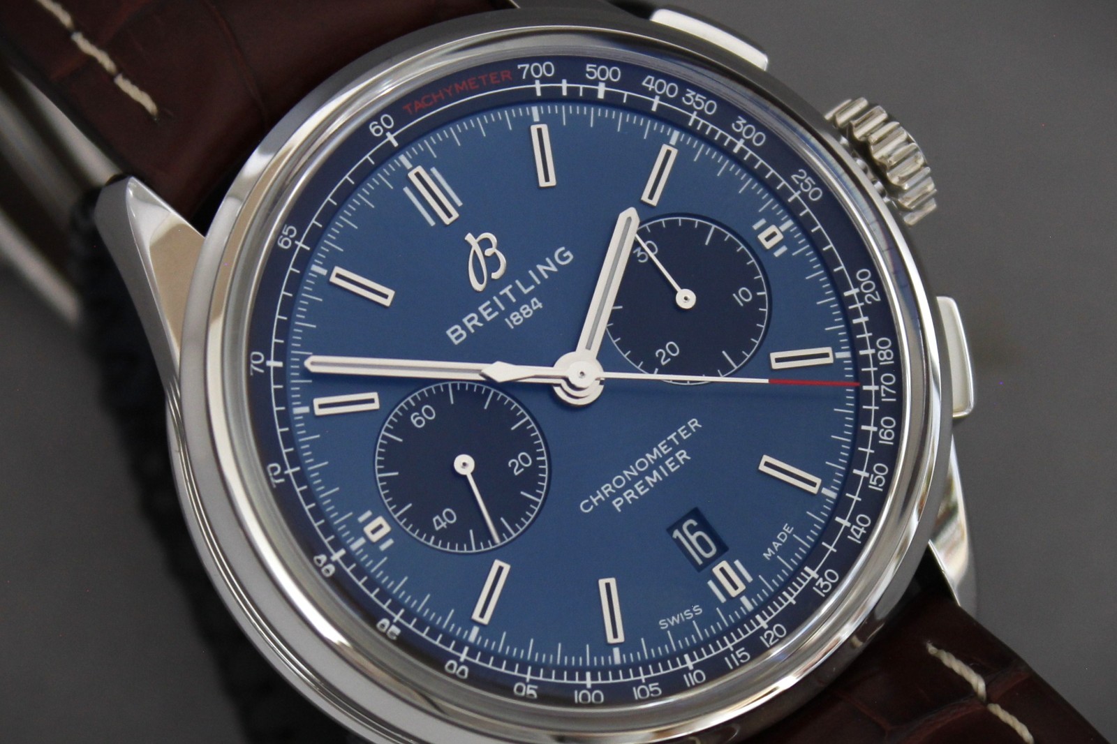 Breitling Premier B01 Chronograph 42 AB0118 2023 Full Set inc Warranty 2x Straps