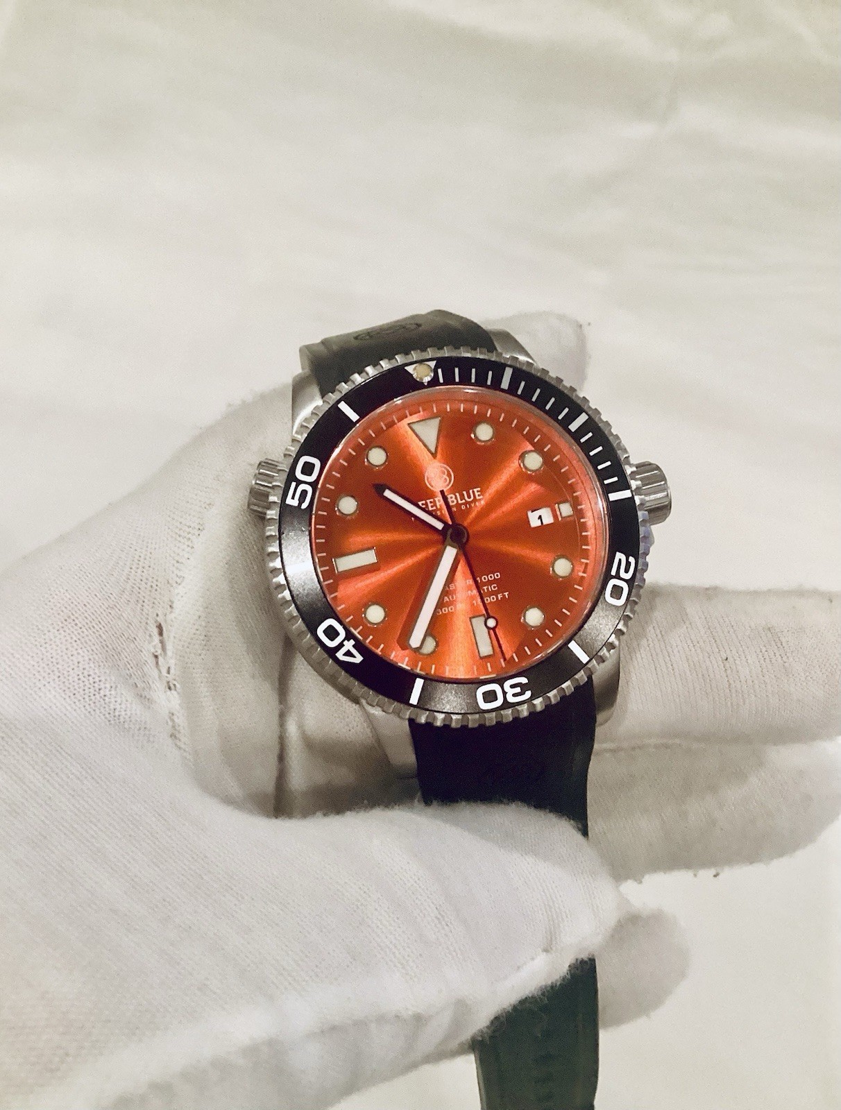 Deep Blue Automatic Precision Diver Master 1000 (3129 of 5000) 44mm Dive Watch