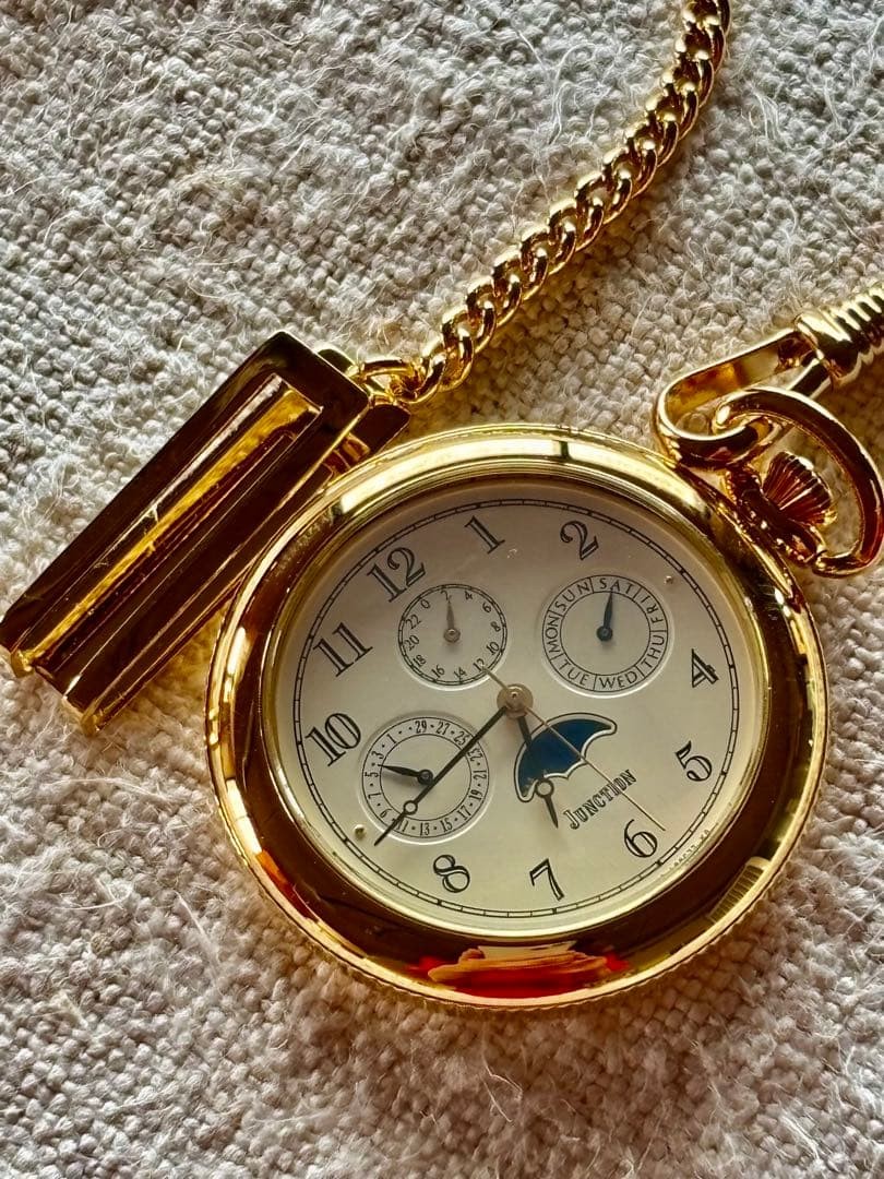 Citizen JUNCTION vintage pocket watch complete item