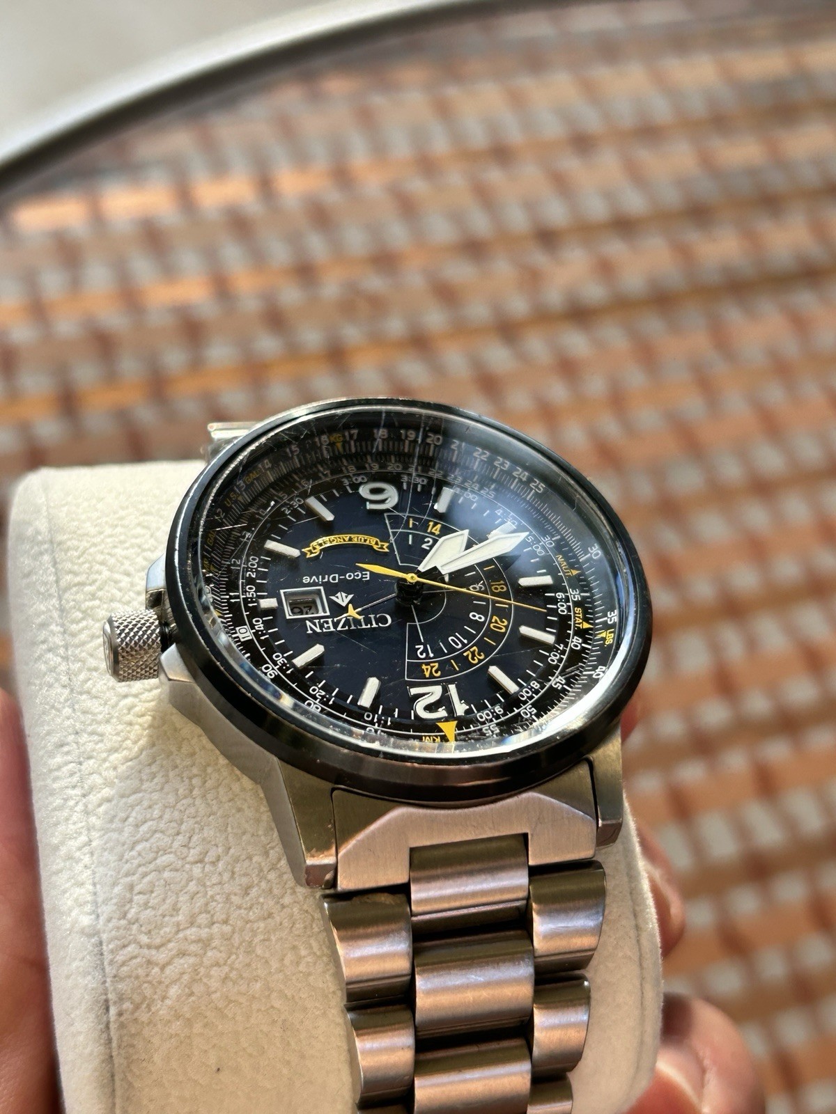 Citizen Promaster Nighthawk Blue Angels 42mm Eco-Drive Stainless Steel Watch