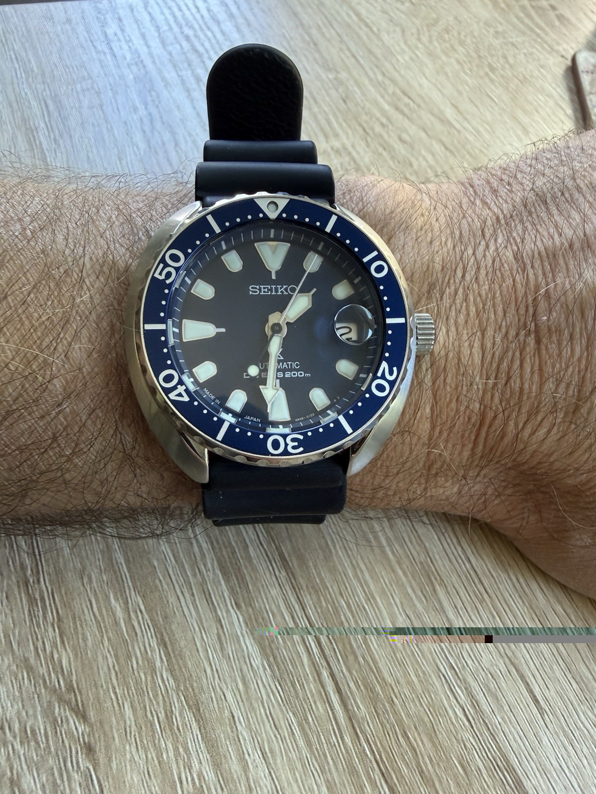 SEIKO Blue (discontinued) Mini Turtle Diver SRPC39 – cal.4R35-01Y0 – Serviced!