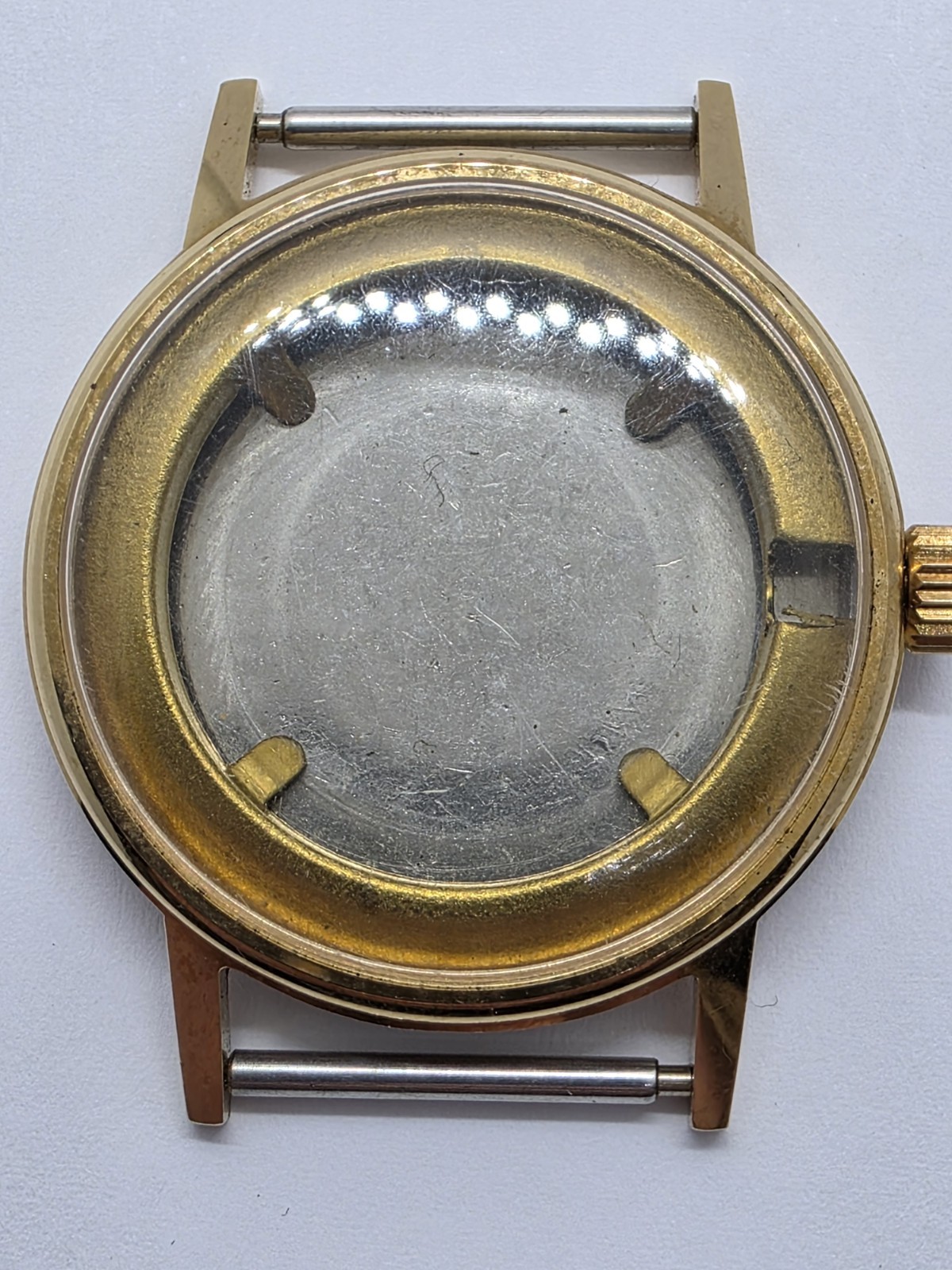 Vintage NOS NEW Case Crown Gold Plated Cal. VC 233-60 FE CUPILLARD 1960!
