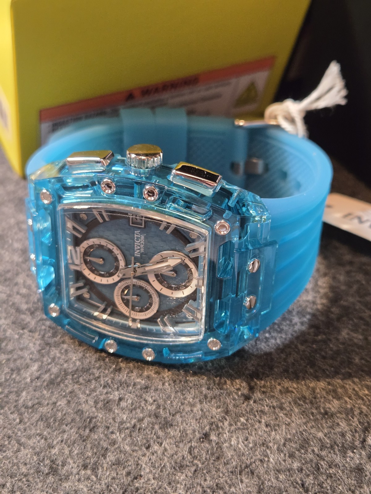 New – Invicta S1 Rally Allogrip Men’s Quartz Watch – 42mm Blue Tone – 70141