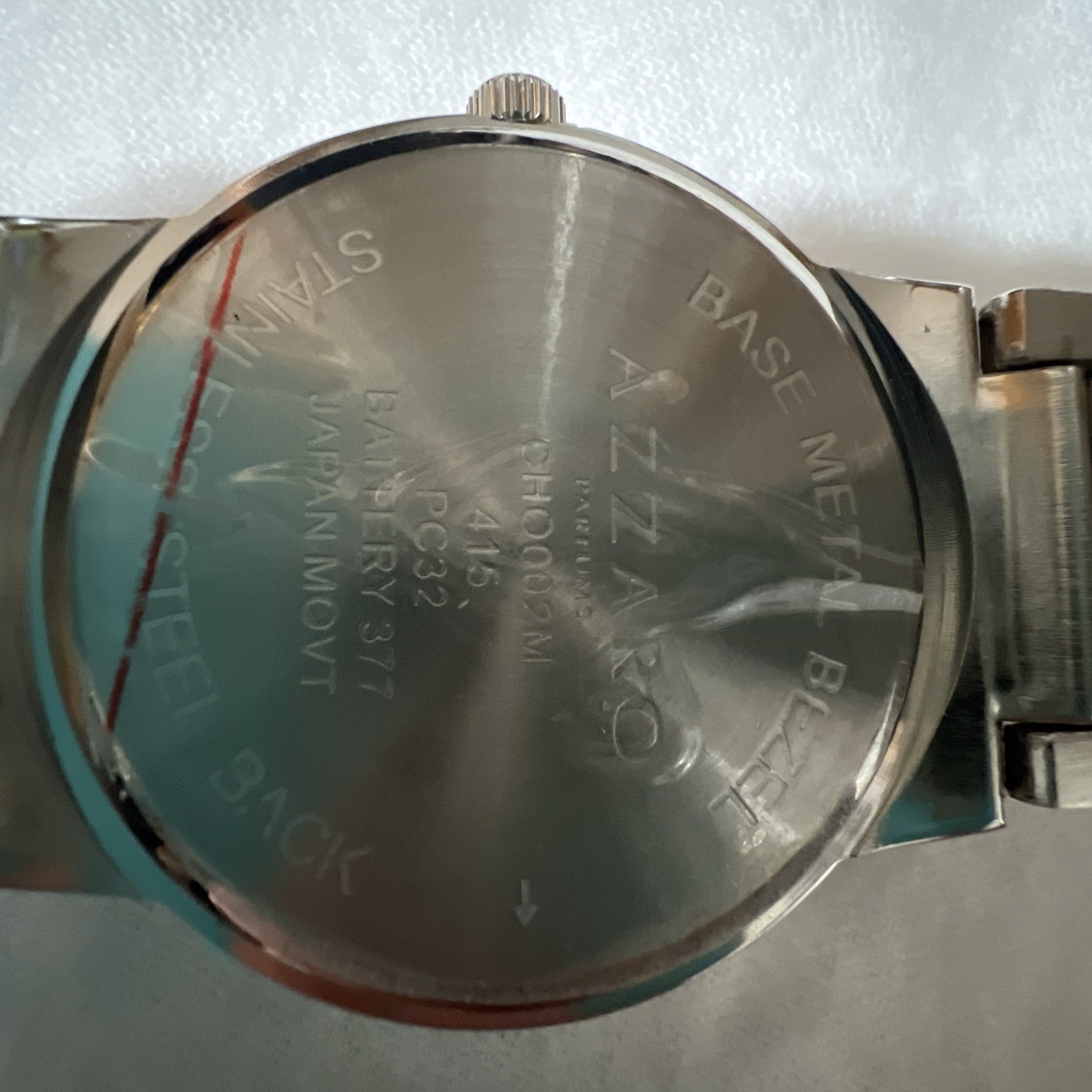 Chrome Azzaro Parfums CHO002M New Battery Mens Watch 45MM 7.5″