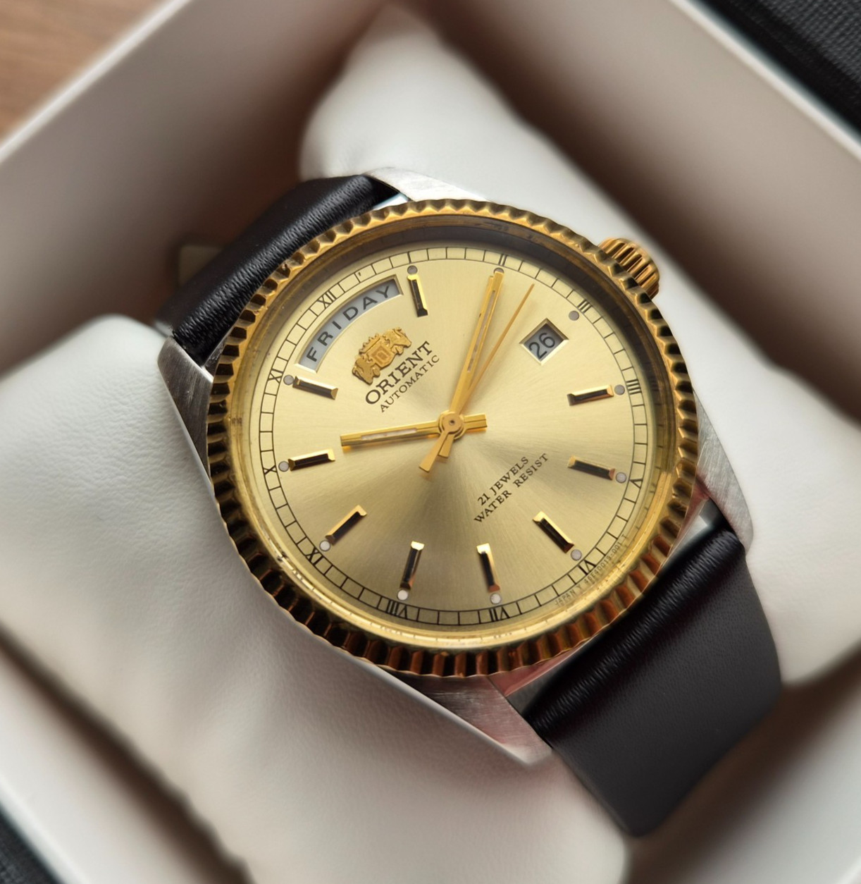 Orient President watch day date orient Automatic Watch classic mechanical watch