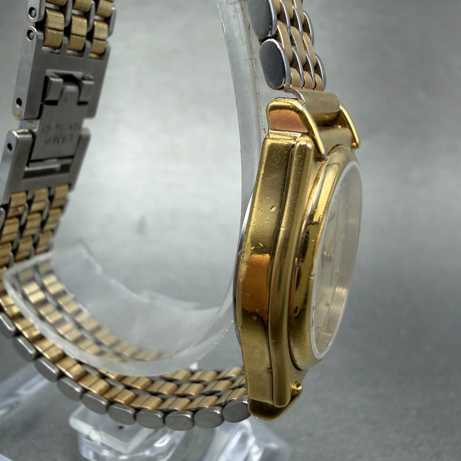 Junghans Watch Women 24mm Champagne Dial Gold Tone EWJ-1003L New Battery