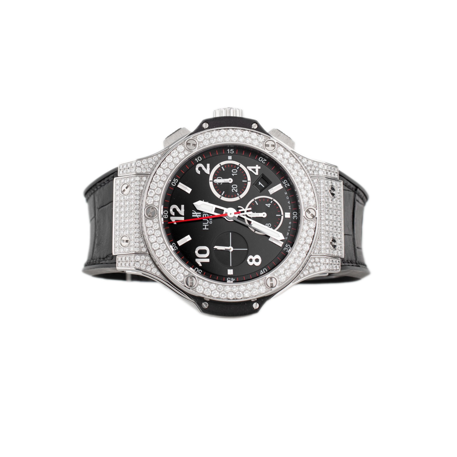 Hublot Big Bang Chronograph Steel Black Dial 44mm 301.SX.130.RX.174 Full Set