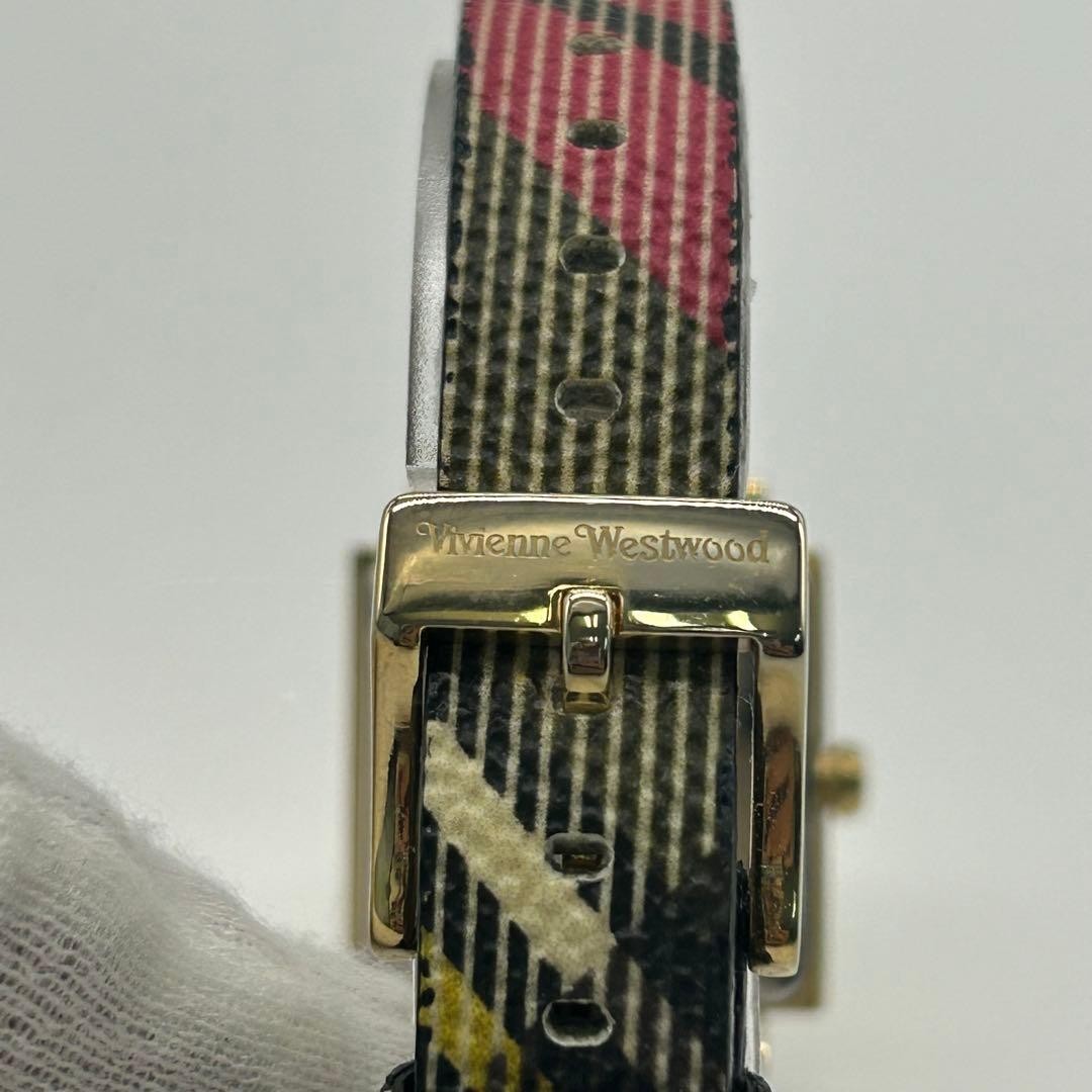 Vivienne Westwood VV057DBROI Square Orb Watch Gold Swiss Quartz Women’s Japan