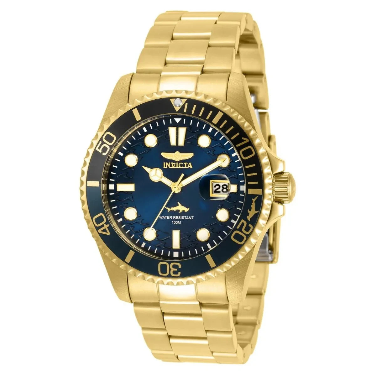 Invicta Pro Diver Currentwave Men’s Watch – 43mm. Gold (30810)