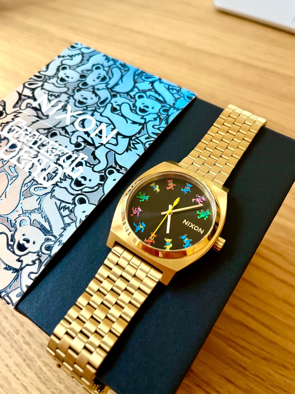 Nixon Grateful Dead Time Teller – NEW – All Gold/Dancing Bears
