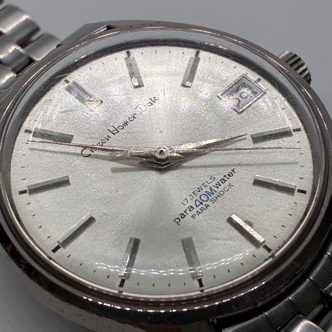 CITIZEN Homer Date 81302-Y, manual winding, working condition, 2330