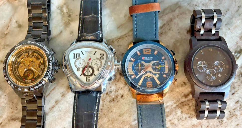 Lot of 4 Watches – all need new battery