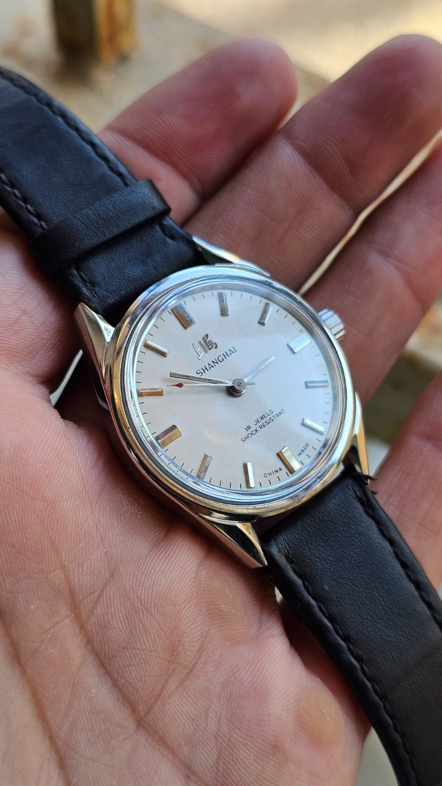 Shangai 19 Jewels Manual Winding Watch