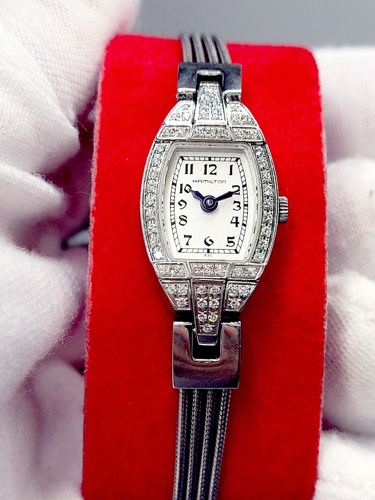 Hamilton Lady Diamond Swiss Quartz 14mm [N.MINT] Women’s Watch Works New Battery