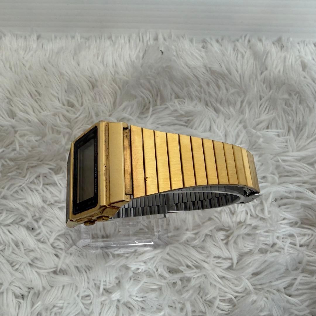 Rare CASIO DBC-610 Data Bank Gold Vintage Watch Functional