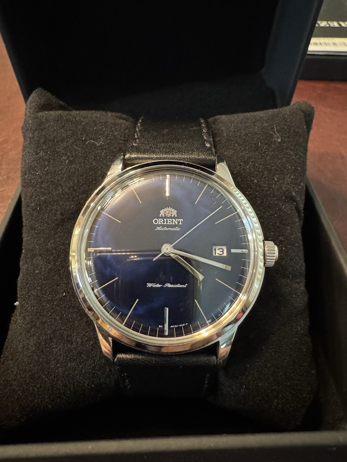 Orient Bambino Version 3 Automatic Men’s Watch 40.5mm Blue Dial Date