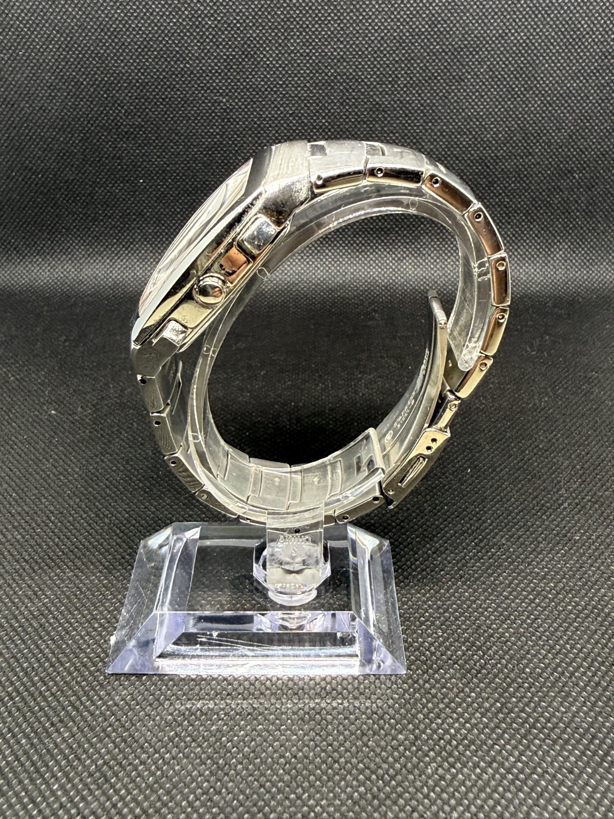 Seiko Premier Chronograph 7T62-0BG0 – White Dial Stainless Steel Men’s Watch