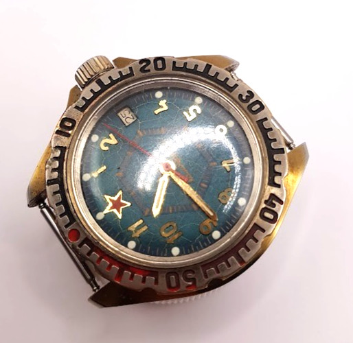 LEGENDARY RUSSIAN VINTAGE MENS WATCH VOSTOK KOMANDIRSKIYe MECHANICAL WORKING RAR