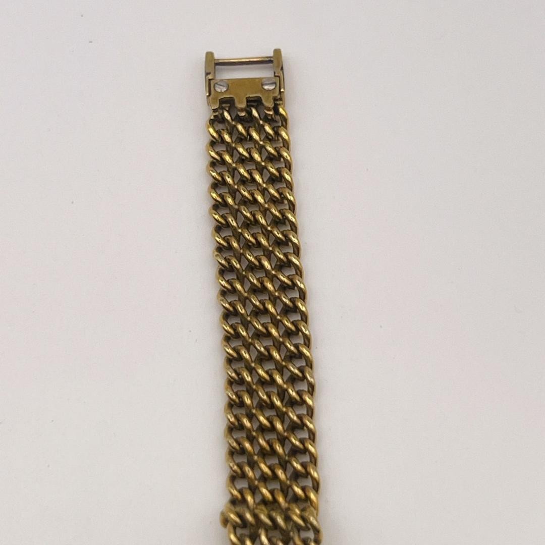 SEIKO 11-4650 Manual Wind Gold Bracelet Watch 15.5cm Working Used