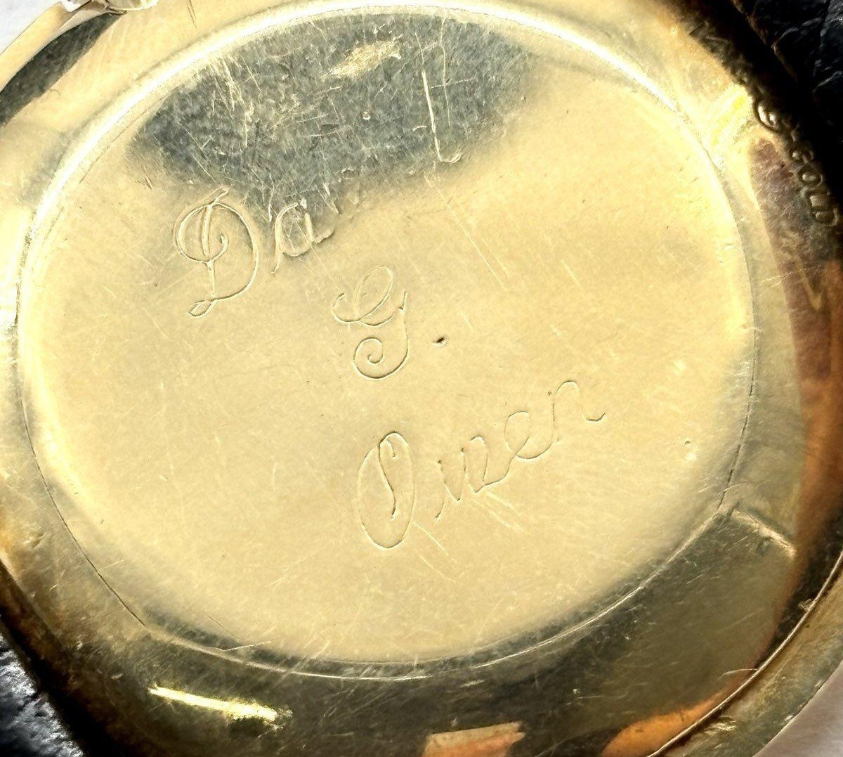Vintage 14k Gold Longines Manual Wind Wrist Watch 1958