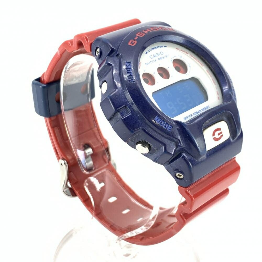 [Good] CASIO G-SHOCK DW-6900AC Blue Red Digital Quartz Men’s Watch from Japan