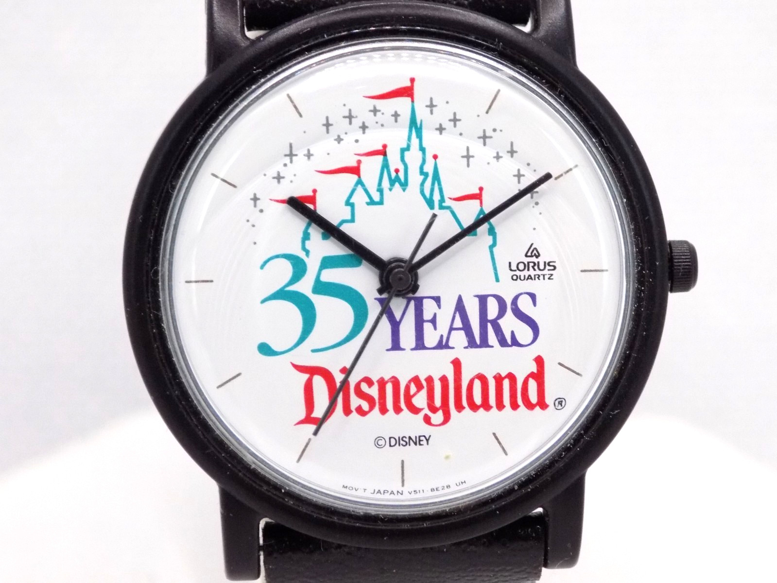 Vtg 1990s LORUS Disney Disneyland 35 YEARS 3 Watches JAPAN MOVT New Old Stock