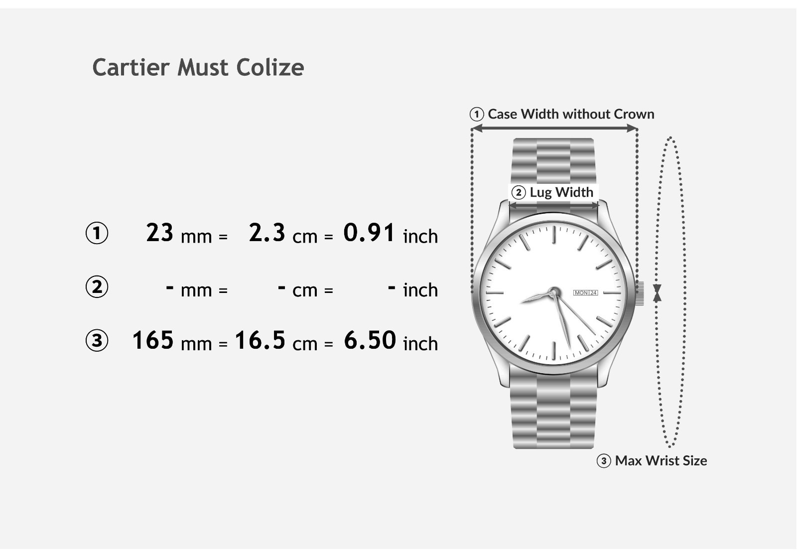 [Exc.] Cartier Must Colize 590002155959 Quartz 23mm Women’s Watch From JP Z401