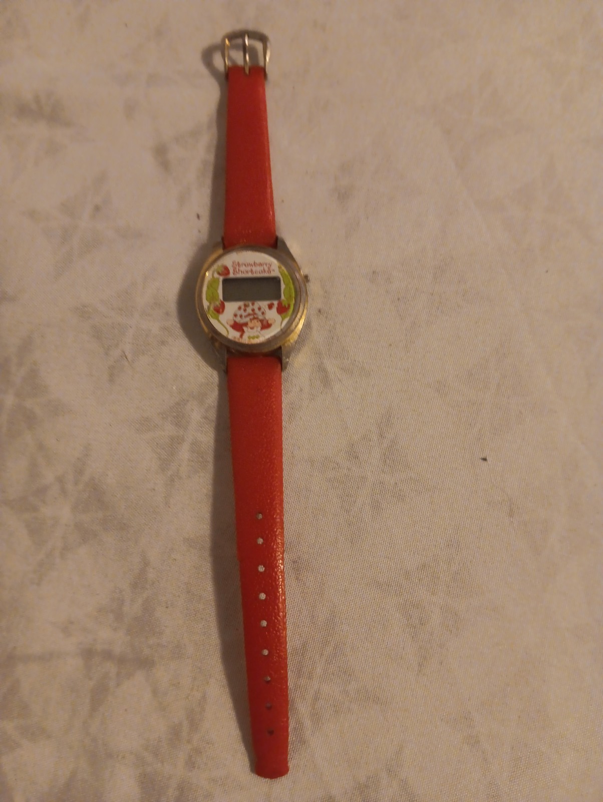 Vintage 1980’s Strawberry Shortcake Digital Watch Needs Battery Childs Size