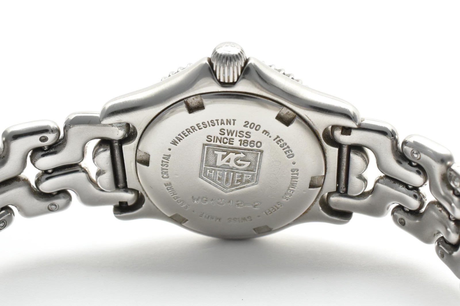 [NEAR MINT] TAG HEUER Sel WG1312-2 Date white Dial Quartz Ladies Watch JAPAN