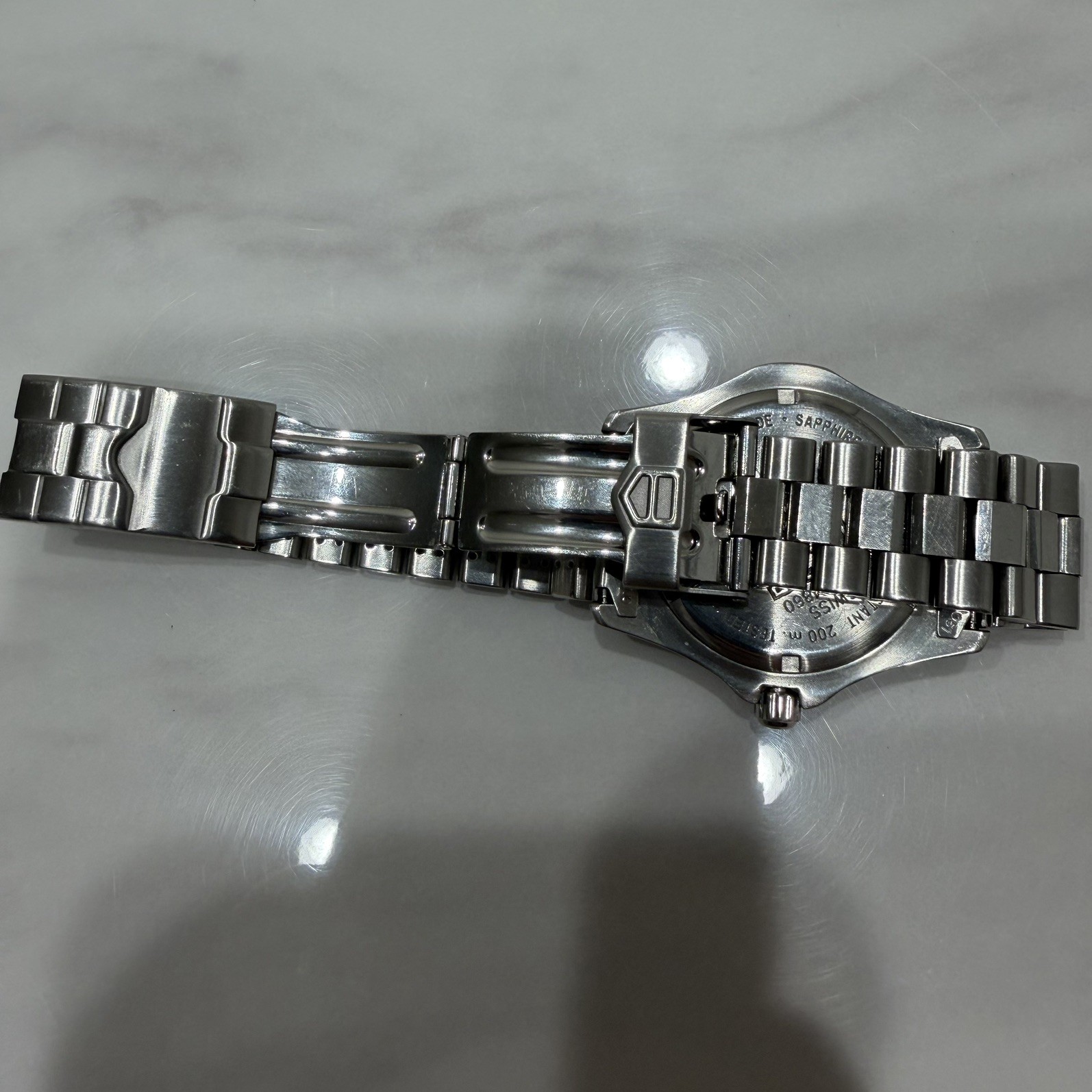 TAG Heuer 2000 Professional WK1112-0 Quartz Silver Dial 38mm Swiss Watch